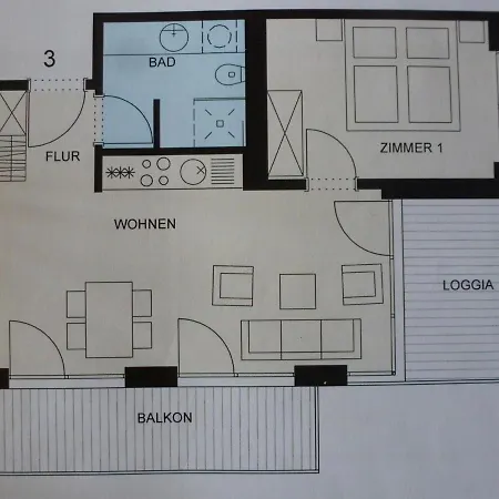 Apartmenthaus Hafenspitze Ap 3 - 